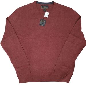 100% Cashmere Jos A. Bank Reserve Long Sleeve Sweater